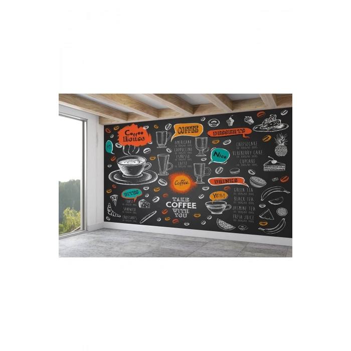 Mutfak Cafe ve Restoran İçin Modern Duvar Kağıdı-5764