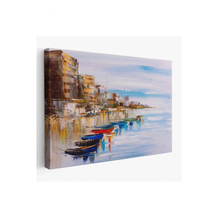 Mykonos Limanı Duvar Tablosu-1209