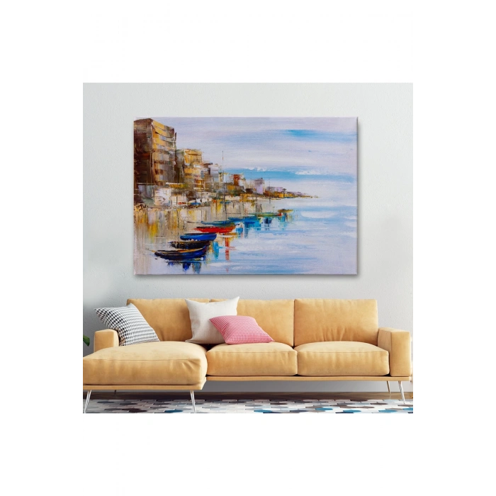 Mykonos Limanı Duvar Tablosu-1209