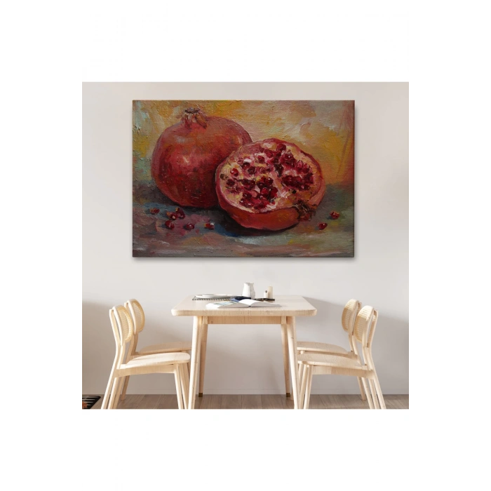 Nar Yağlı Boya Görünümlü Klasik Sanat Tablosu-1230