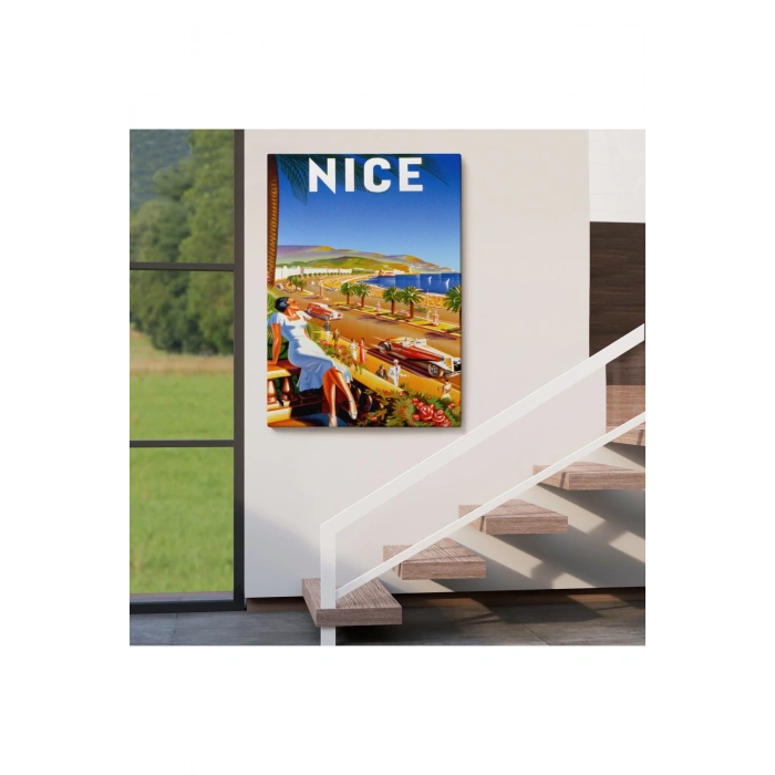 Nice Sahil Yolu Duvar Tablosu-6440