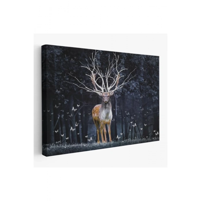 Ormandaki Geyik Tablosu-6566