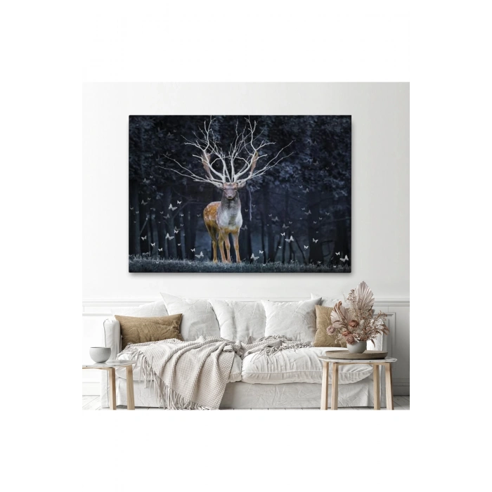 Ormandaki Geyik Tablosu-6566