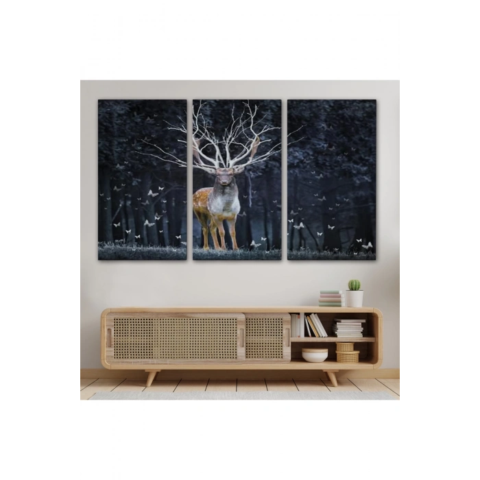 Ormandaki Geyik Tablosu-6566