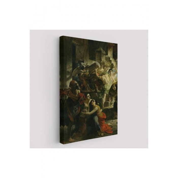 Pompeiinin Son Günü Karl Pavlovich Bryullov Kanvas Tablo-6362
