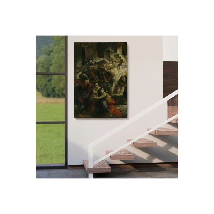 Pompeiinin Son Günü Karl Pavlovich Bryullov Kanvas Tablo-6362