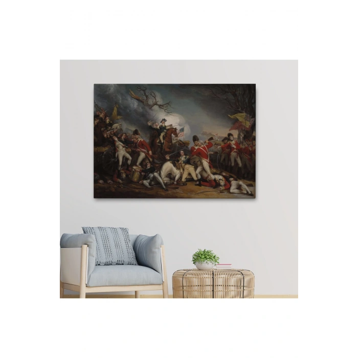 Princeton Savaşında General Mercerin Ölümü Tablo- -6548