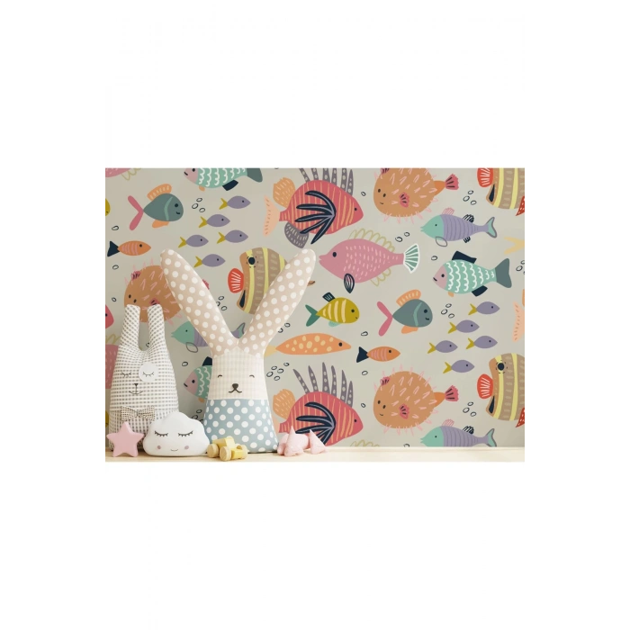 Renkli Balıklar Duvar Kağıdı-5731