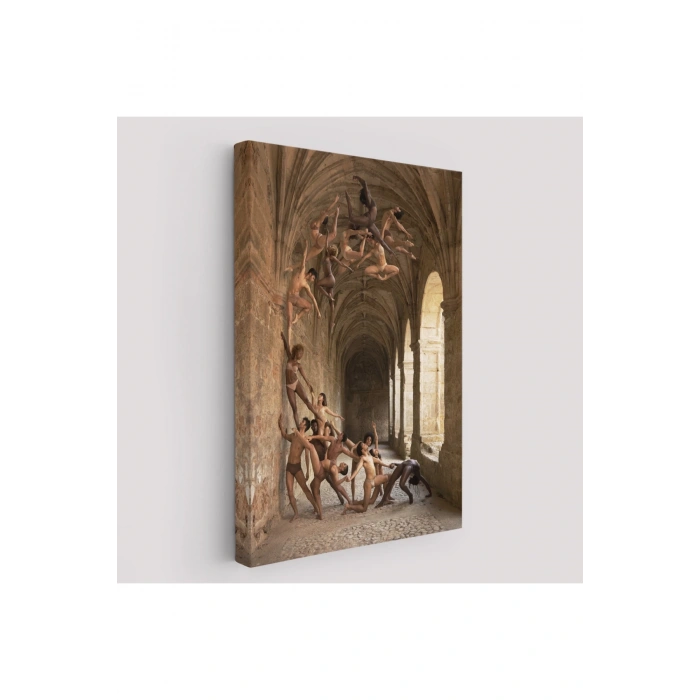 Rob Woodcox İnsan Dalgasi Adlı Eseri Duvar Tablosu-6389