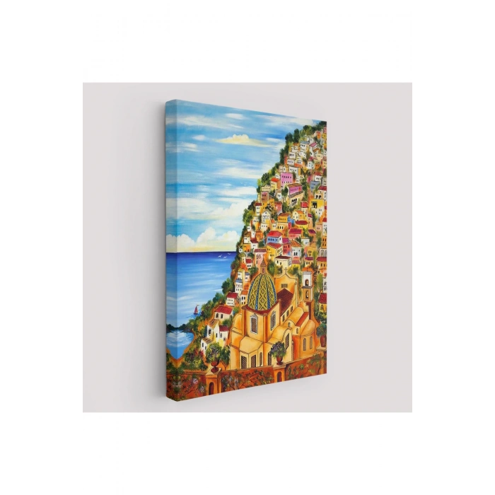 Roberto Gagliardinin Positano İsimli Tablosu-6328