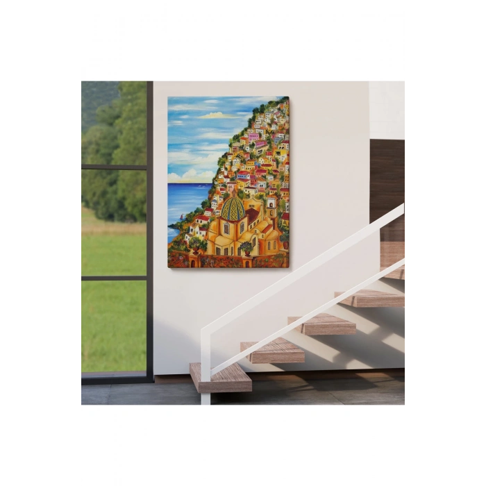 Roberto Gagliardinin Positano İsimli Tablosu-6328