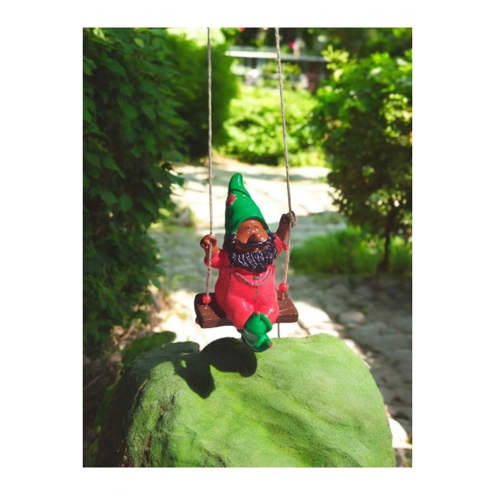 Sallanan Arap cüce  Bahçe  Balkon Süsü Yılbaşı  Noel Süsü