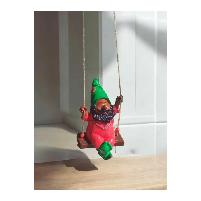 Sallanan Arap cüce  Bahçe  Balkon Süsü Yılbaşı  Noel Süsü