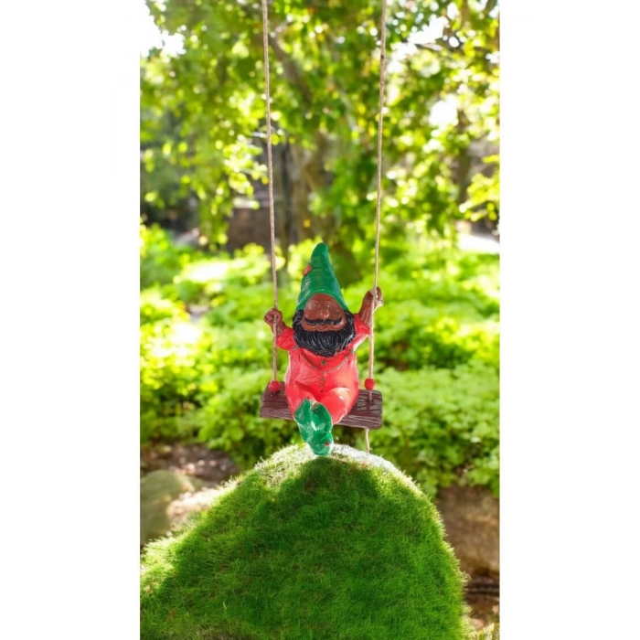 Sallanan Arap cüce  Bahçe  Balkon Süsü Yılbaşı  Noel Süsü