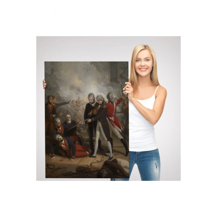 San Nicolasın St Vincentta Teslim Olması Reprodüksiyon Tablosu-6277