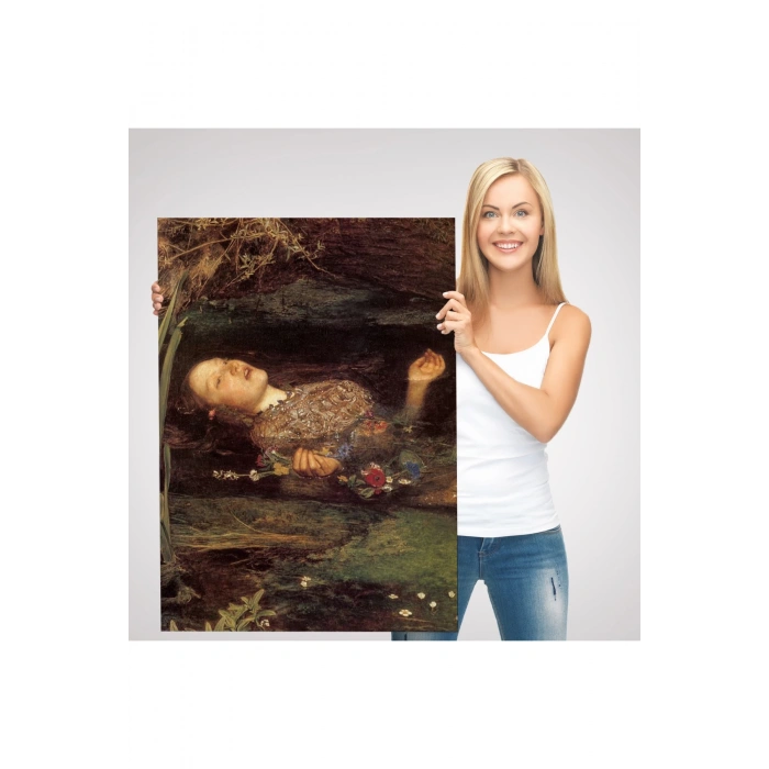 Shakespearein Opheliası Hamlet Dekoratif Duvar Tablosu-6319