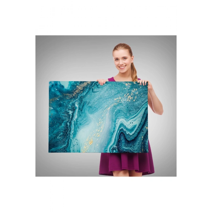 Soyut Okyanus Derinlikleri Duvar Tablosu-1218