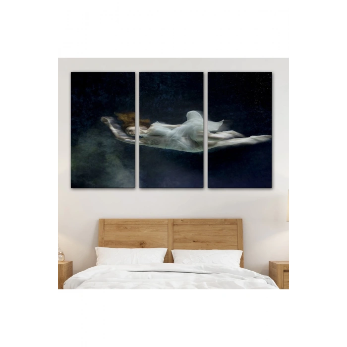 Su Altındaki Kadın Dekoratif Duvar Tablosu-6558