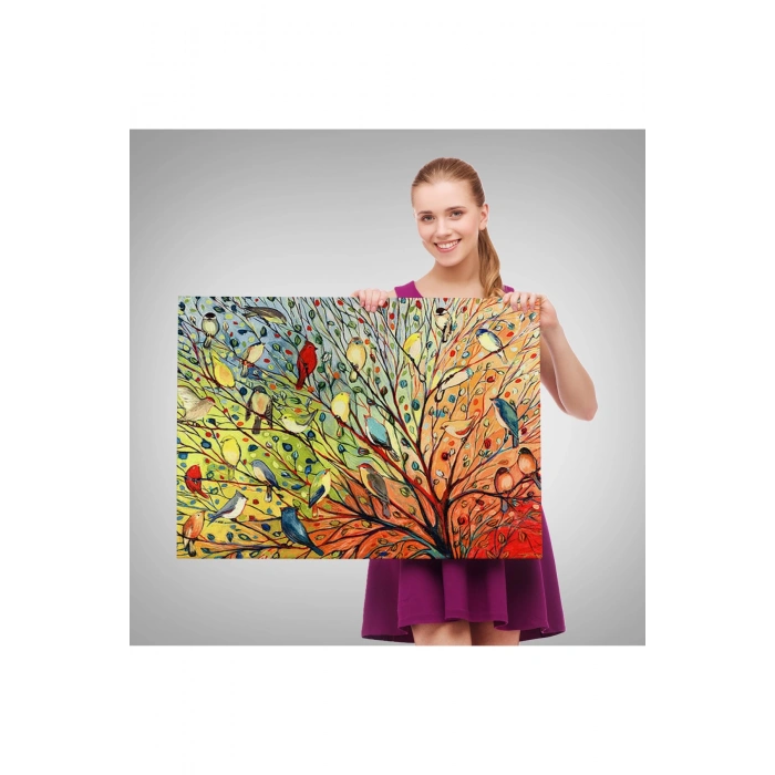 Su Altındaki Kadın Dekoratif Duvar Tablosu-6653