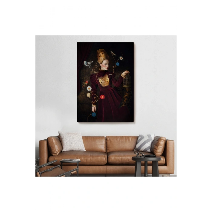 Svetlana Melik - Nubarova Kadının Hikayesi Kanvas Tablo -6417