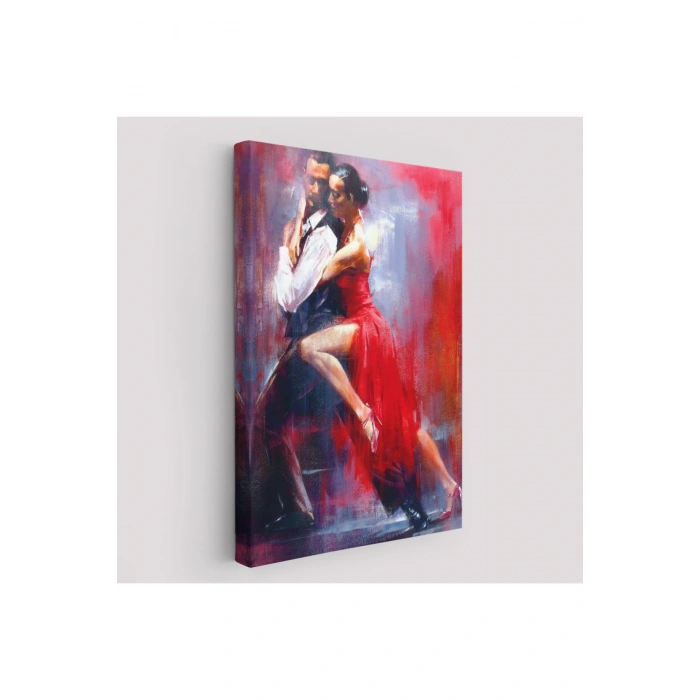 Tango Yapan Çift Dekoratif Duvar Tablosu-6427