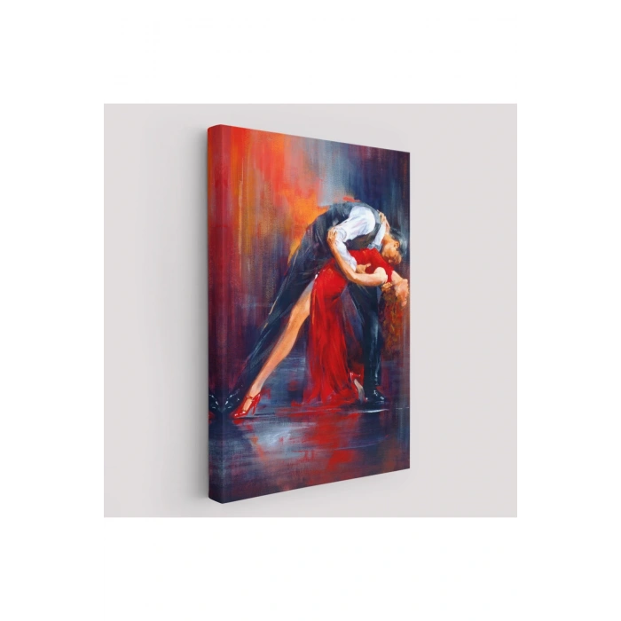 Tango Yapan Çift Dekoratif Duvar Tablosu-6429