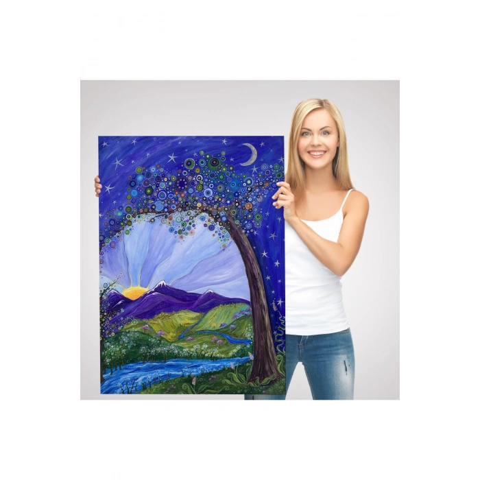 Tanielle Childersın Rüya Ağacı Sanatsal Reprodüksiyon Tablosu-6377