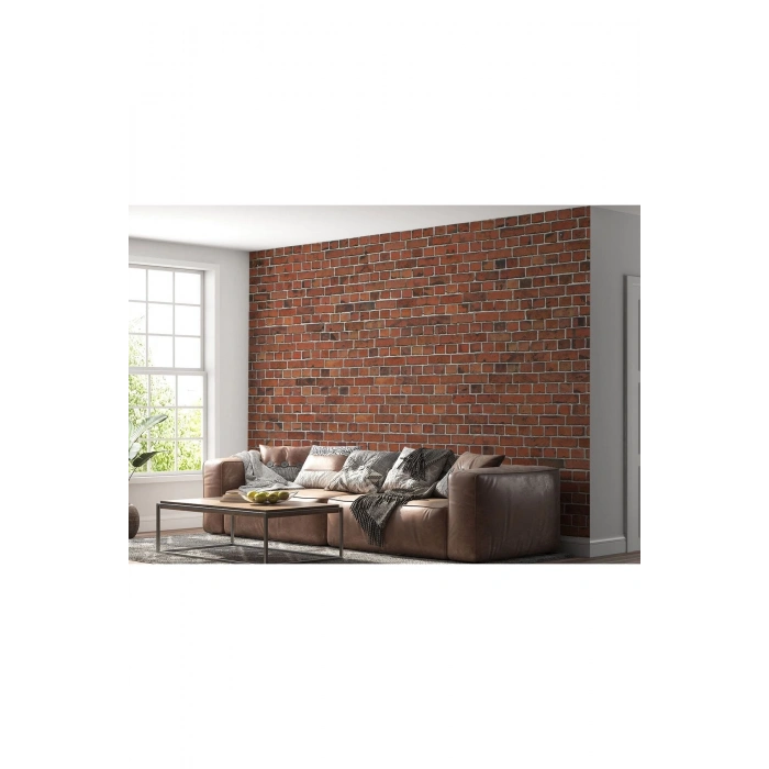 Taş Tuğla Desenli Duvar Kağıdı-5599