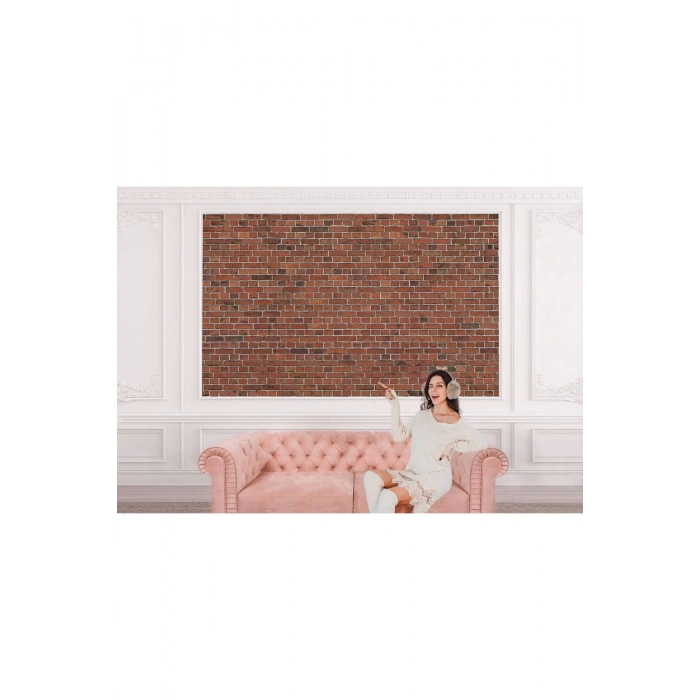 Taş Tuğla Desenli Duvar Kağıdı-5600