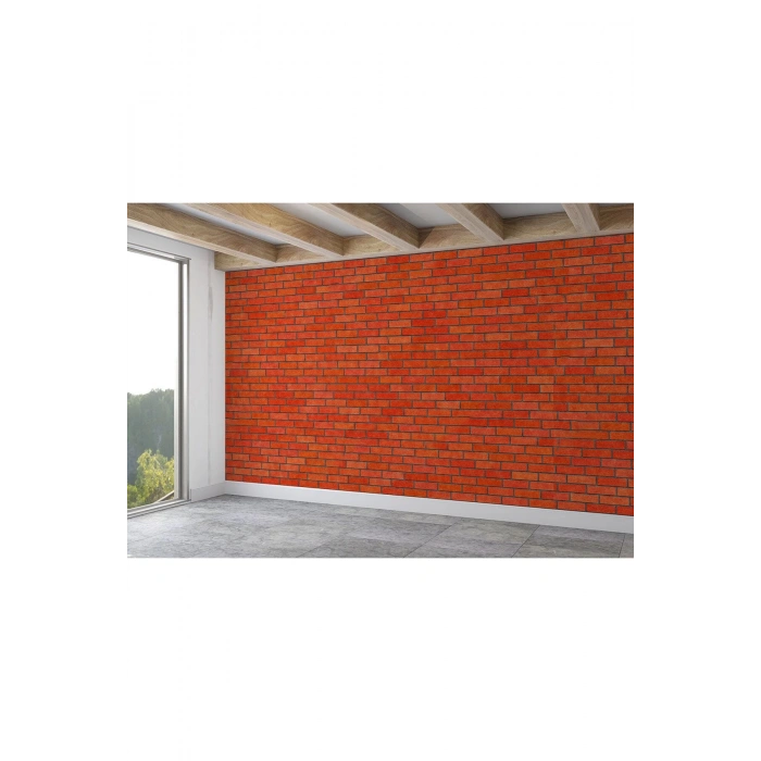 Taş Tuğla Desenli Duvar Kağıdı-5604