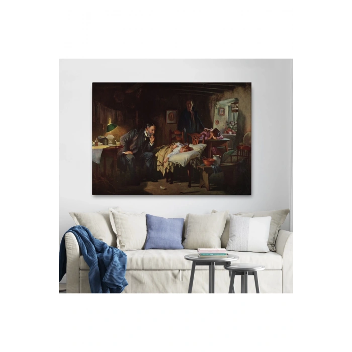 The Doctor Tablosu - Joseph Tomanek, Luke Fildes-6639