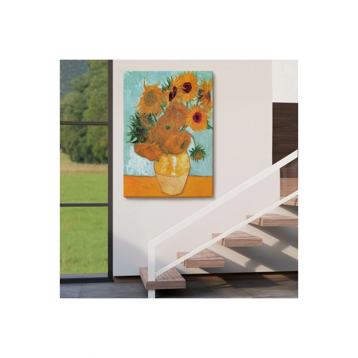Vincent Van Gogh Ayçiçeği Tablosu-6437