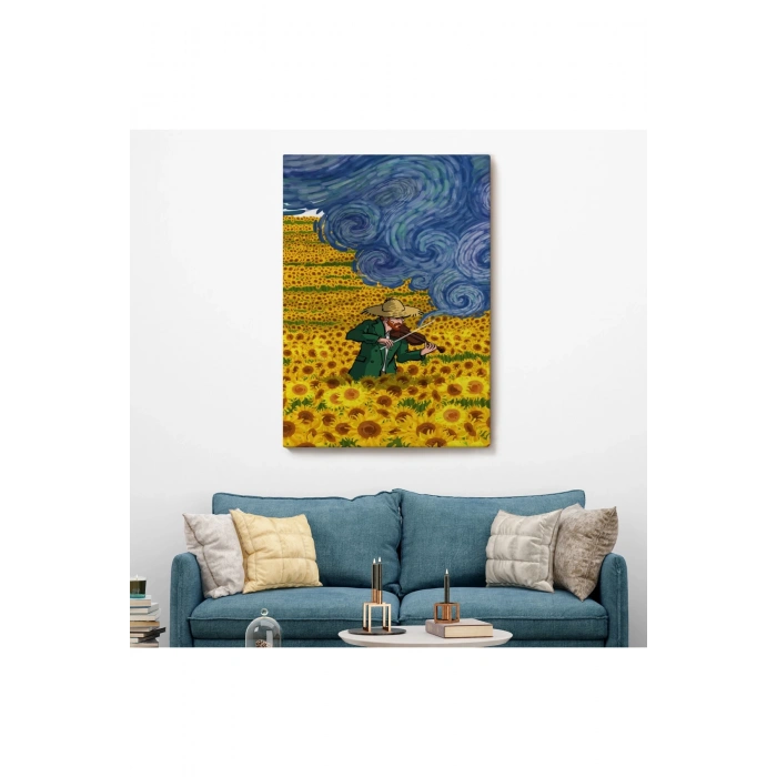 Vincent van Gogh Temalı  İllüstrasyon Tablosu-6361