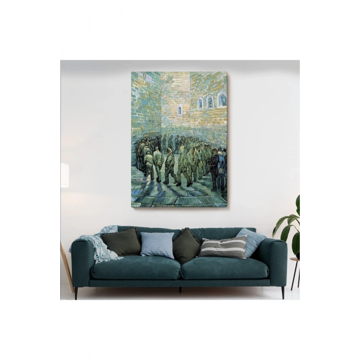 Vincent van Gogh Tutuklular Çemberi Tablosu -6445