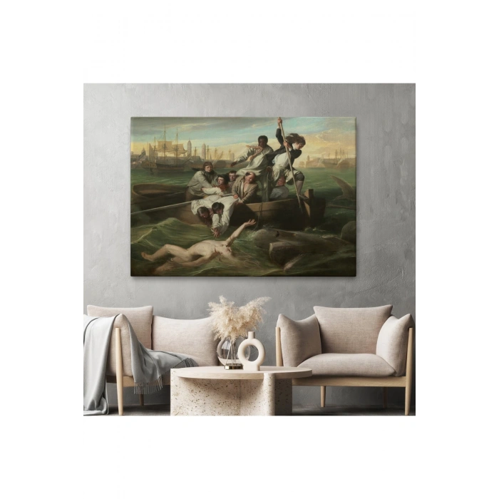 Watsob ve Köpek Balığı Tablosu - Watson and the Shark 1778-6658