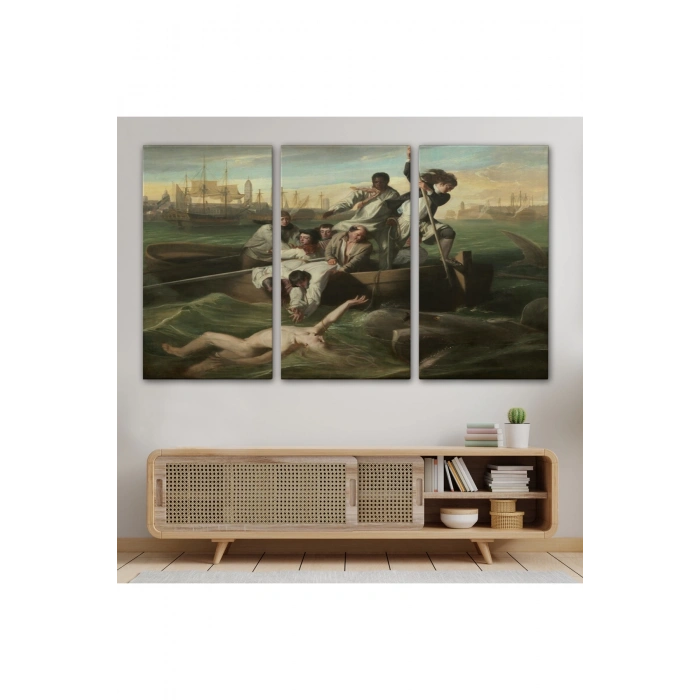 Watsob ve Köpek Balığı Tablosu - Watson and the Shark 1778-6658