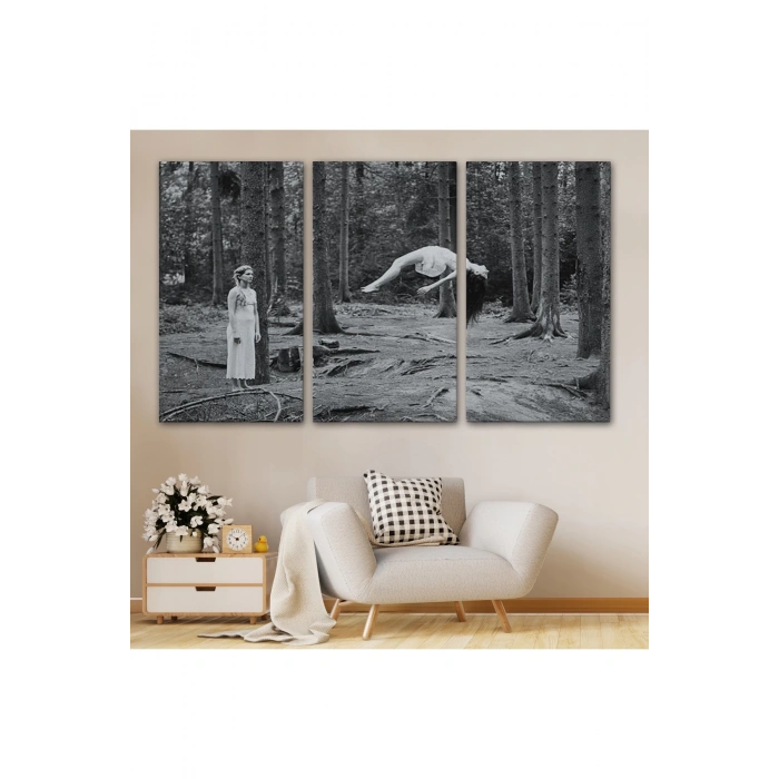 Yerden Yükselen Büyücü Kadın Tablosu-6575