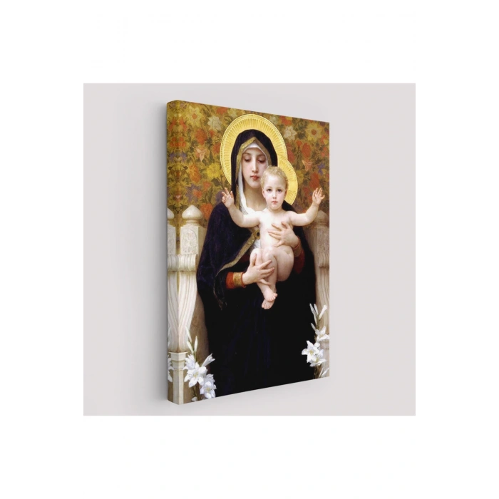 Zambak İle Bakire Tablosu - The Madonna of the Lilies-6479