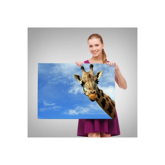 Zürafa Dekoratif Kanvas Tablo 1116