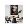 Ahşap Çerçeveli Albert Einstein Tablo-7827