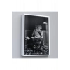 Ahşap Çerçeveli Albert Einstein - Tuvalette Pipo İçen Albert Tablo-7746