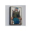 Ahşap Çerçeveli Pablo Picasso - Koltukta Oturan Soyut Kadın Tablosu-7295