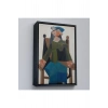 Ahşap Çerçeveli Pablo Picasso - Koltukta Oturan Soyut Kadın Tablosu-7295