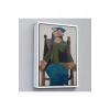 Ahşap Çerçeveli Pablo Picasso - Koltukta Oturan Soyut Kadın Tablosu-7295