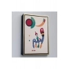 Ahşap Çerçeveli Vasiliy Kandinsky - 11 Resim Ve 7 Şiir Soyut Tablosu-7485