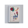 Ahşap Çerçeveli Vasiliy Kandinsky - 11 Resim Ve 7 Şiir Soyut Tablosu-7485