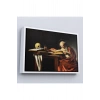 Ahşap Çerçeveli Caravaggio - Saint Jerome Yazma Tablo-7124