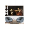 Ahşap Çerçeveli Caravaggio - Saint Jerome Yazma Tablo-7124