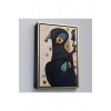 Ahşap Çerçeveli Citon Joan Miro - Vladimir Tablo-7484