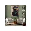 Ahşap Çerçeveli Citon Joan Miro - Vladimir Tablo-7484